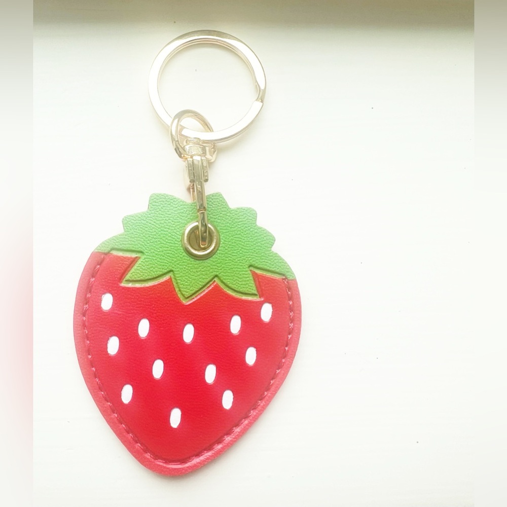 Strawberry AirTag Holder Bag Charm / Keychain - New!